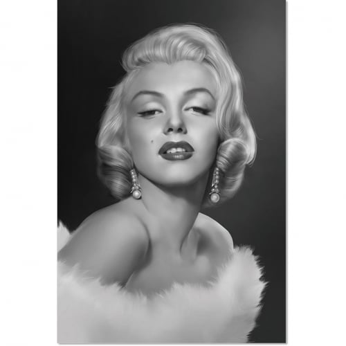 Marilyn Monroe II Wall Art in Black & White